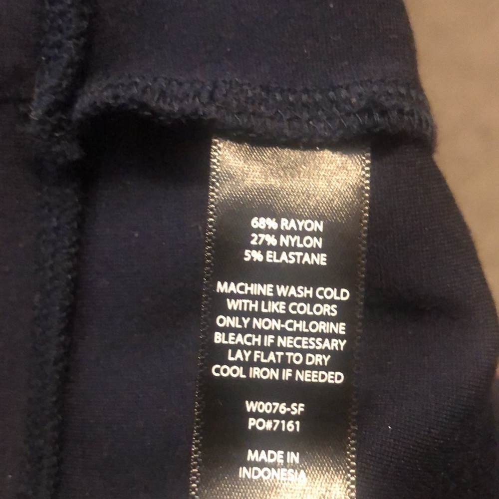 Betabrand Navy Blue Dress/Yoga Trousers - Picture 3 of 7